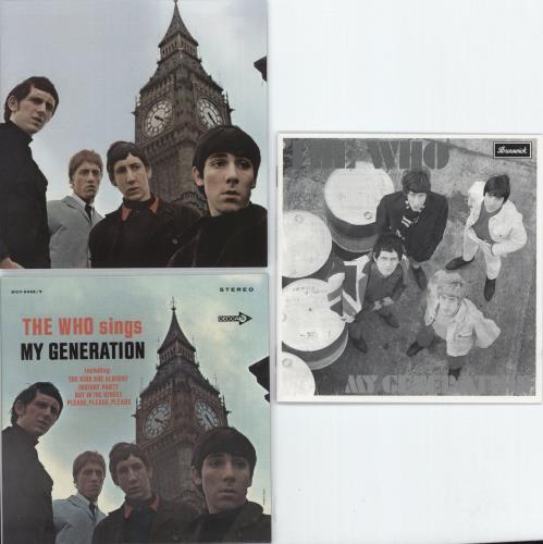 The Who My Generation 2 CD album set (Double CD) Japanese WHO2CMY337094