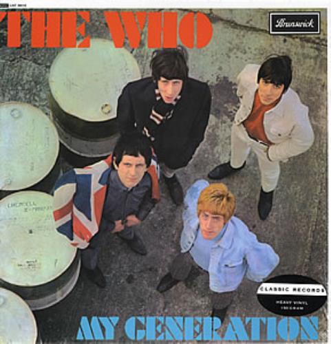 The Who My Generation vinyl LP album (LP record) US WHOLPMY356181