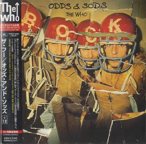 The Who Odds & Sods CD album (CDLP) Japanese WHOCDOD519430