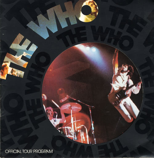 The Who Official Tour Program - 1975 tour programme US WHOTROF553632