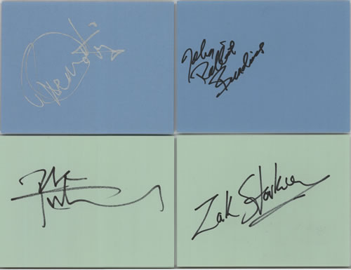 The Who Pages From An Autograph Book memorabilia UK WHOMMPA602177