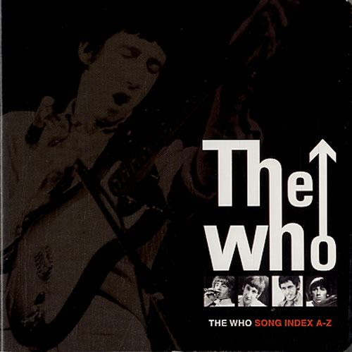 The Who Paper Sleeve Collection + Song Index A-Z CD album (CDLP) Japanese WHOCDPA620107
