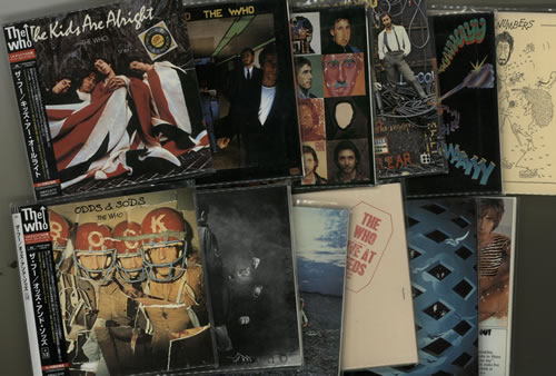 The Who Paper Sleeve Collection + Song Index A-Z CD album (CDLP) Japanese WHOCDPA620107