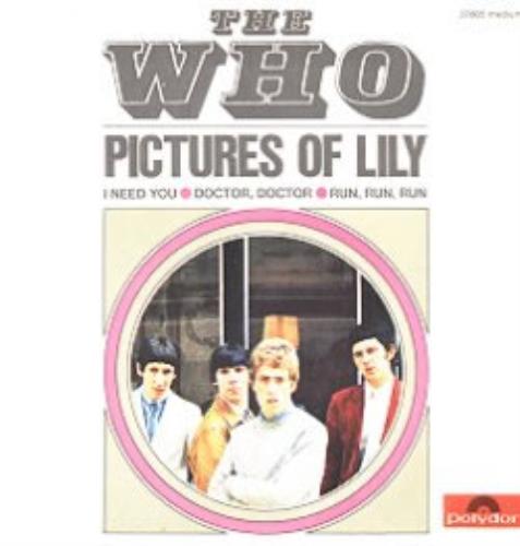 The Who Pictures Of Lily E.P. 7" vinyl single (7 inch record / 45) French WHO07PI81374