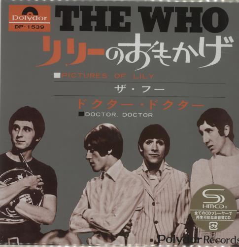 The Who Pictures Of Lily SHM CD Japanese WHOHMPI684608