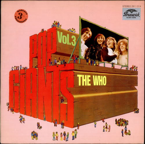 The Who Pop Giants Vol. 3 vinyl LP album (LP record) German WHOLPPO511813