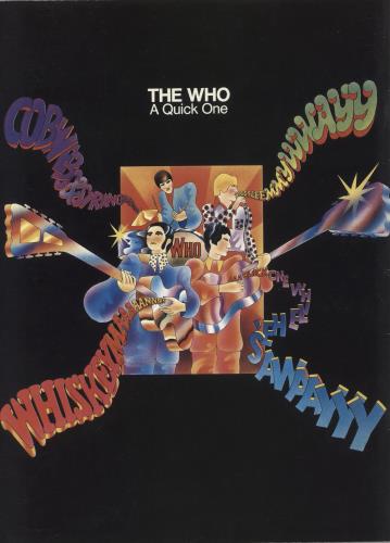 The Who Quadrophenia tour programme UK WHOTRQU345186