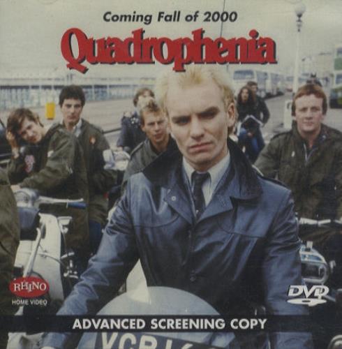 The Who Quadrophenia promo DVD-R US WHODRQU424254