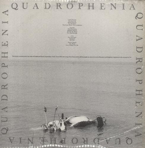 The Who Quadrophenia 2-LP vinyl record set (Double LP Album) US WHO2LQU835748