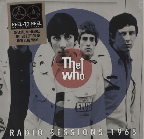 The Who Radio Session's 1965 - Blue Vinyl + Numbered Sleeve - Sealed 10" vinyl single (10 inch record) UK WHO10RA673430