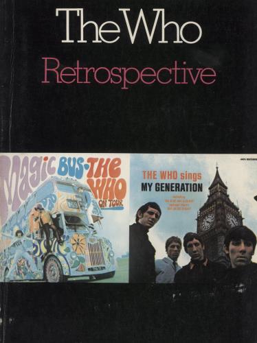The Who Retrospective book US WHOBKRE876931
