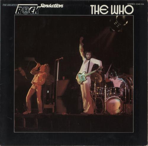 The Who Rock Sensation - EX vinyl LP album (LP record) German WHOLPRO866386