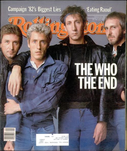 The Who Rolling Stone magazine US WHOMARO120899