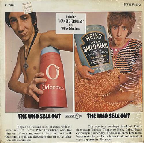 The Who Sell Out  - 2nd - stickered vinyl LP album (LP record) US WHOLPSE74762