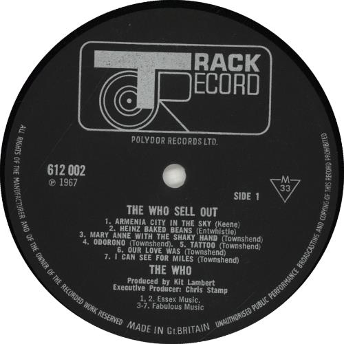 The Who Sell Out - 1st - G vinyl LP album (LP record) UK WHOLPSE706572