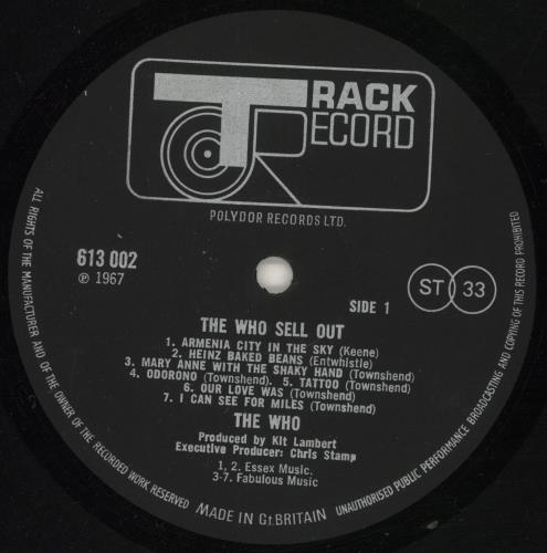 The Who Sell Out - EX vinyl LP album (LP record) UK WHOLPSE505457