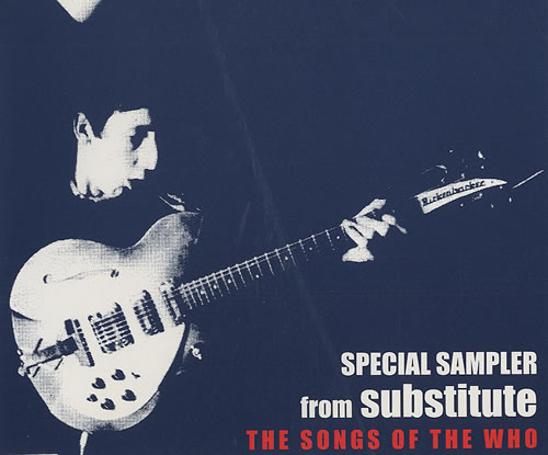 The Who Special Sampler From 'Substitue The Songs Of The Who' CD-R acetate Japanese WHOCRSP438771