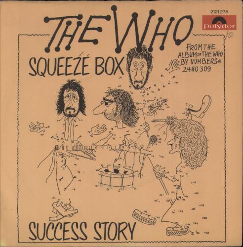 The Who Squeeze Box 7" vinyl single (7 inch record / 45) German WHO07SQ873880