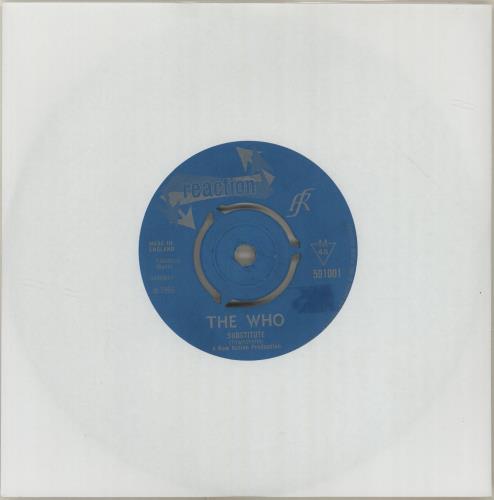 The Who Substitute / Waltz For A Pig - 3prong 7" vinyl single (7 inch record / 45) UK WHO07SU588197