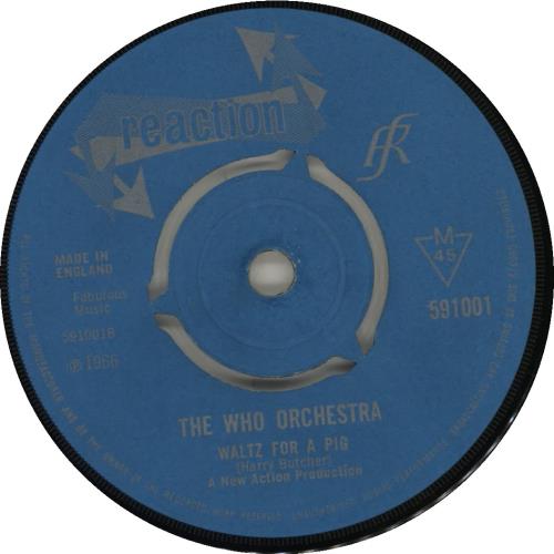 The Who Substitute / Waltz For A Pig - 3prong 7" vinyl single (7 inch record / 45) UK WHO07SU588197