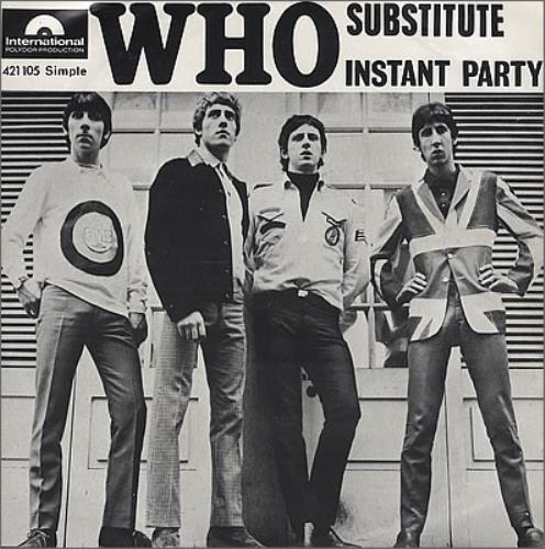 The Who Substitute 7" vinyl single (7 inch record / 45) French WHO07SU205812