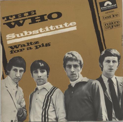 The Who Substitute 7" vinyl single (7 inch record / 45) Italian WHO07SU671508