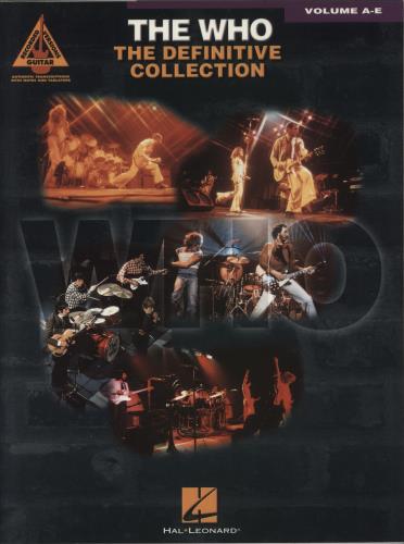 The Who The Definitive Collection - Volume A-E book UK WHOBKTH874001