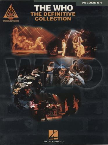 The Who The Definitive Collection - Volume Lo-R book UK WHOBKTH874006