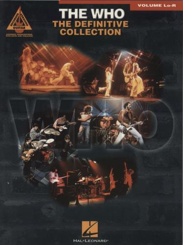 The Who The Definitive Collection - Volume S-Y book UK WHOBKTH874007