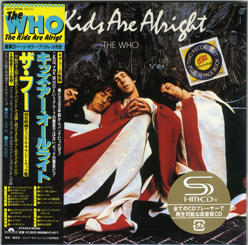 The Who The Kids Are Alright SHM CD Japanese WHOHMTH554234