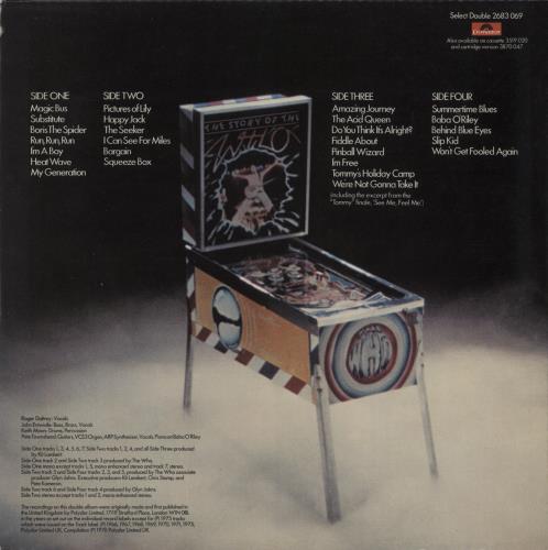 The Who The Story Of The Who - Laminated - EX 2-LP vinyl record set (Double LP Album) UK WHO2LTH136401