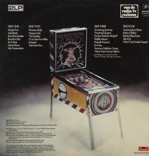 The Who The Story Of The Who 2-LP vinyl record set (Double LP Album) Dutch WHO2LTH278649