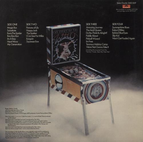 The Who The Story Of The Who 2-LP vinyl record set (Double LP Album) UK WHO2LTH352143