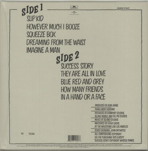 The Who The Who By Numbers - 180gm Vinyl - Sealed vinyl LP album (LP record) UK WHOLPTH688506