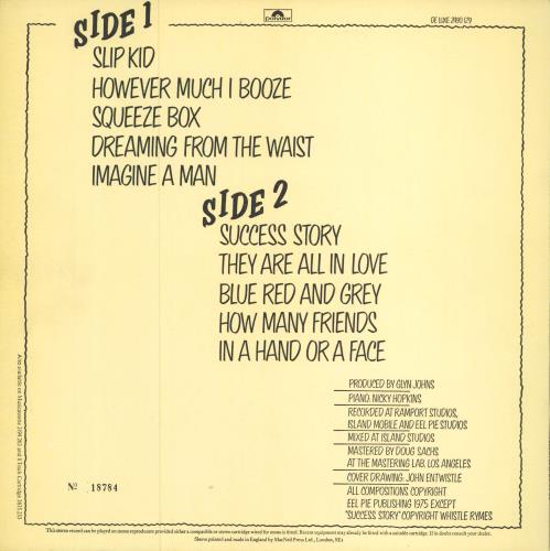 The Who The Who By Numbers - EX vinyl LP album (LP record) UK WHOLPTH782132