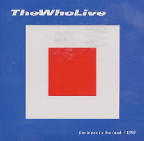 The Who The Who Live - For Airplay Now CD-R acetate US WHOCRTH219525