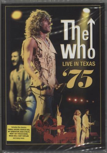 The Who The Who Live In Texas '75 - Sealed DVD UK WHODDTH876183