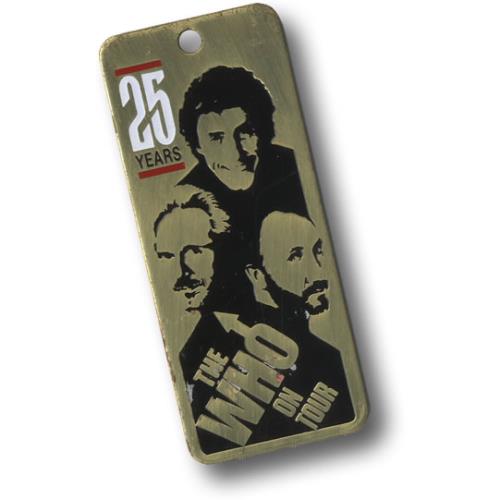 The Who The Who On Tour - VIP Metal Invitation memorabilia UK WHOMMTH447259
