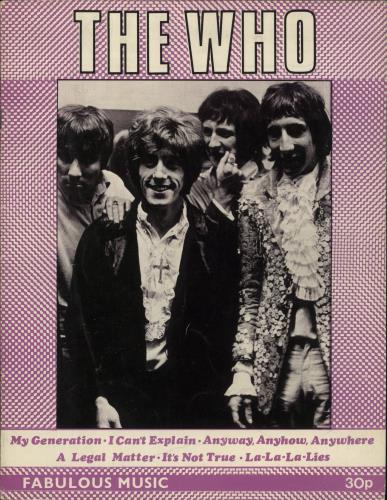 The Who The Who book US WHOBKTH876914
