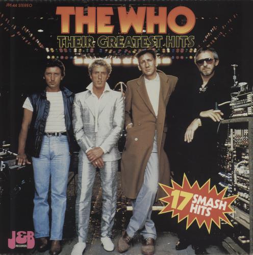 The Who Their Greatest Hits vinyl LP album (LP record) Australian WHOLPTH657201