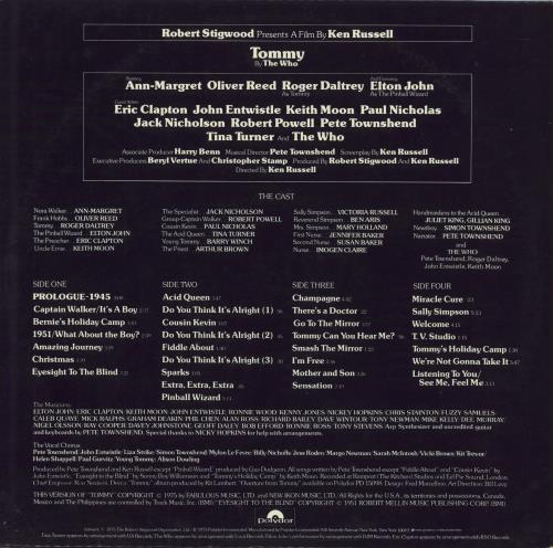 The Who Tommy - The Movie 2-LP vinyl record set (Double LP Album) Dutch WHO2LTO798539