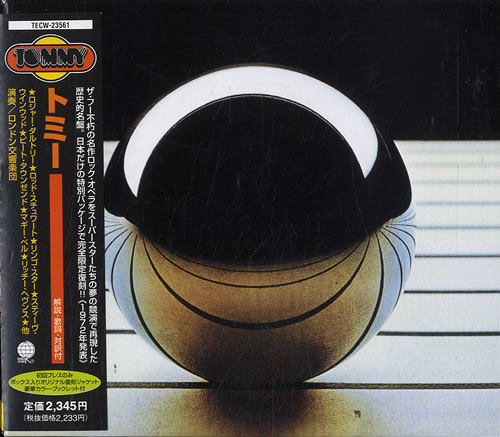 The Who Tommy: The Rock Opera CD album (CDLP) Japanese WHOCDTO593854