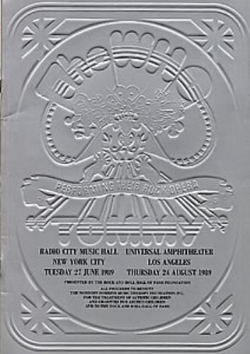 The Who Tommy tour programme US WHOTRTO127634