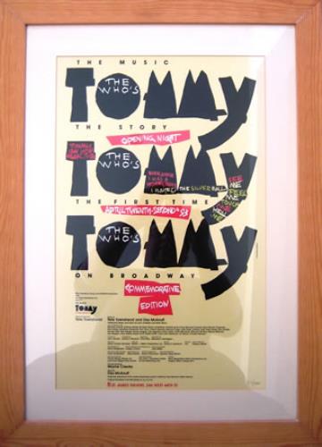 The Who Tommy poster US WHOPOTO401705
