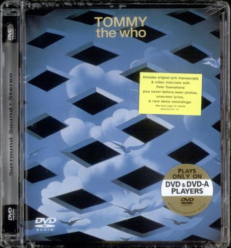 The Who Tommy digital audio tape DAT US WHODATO423699