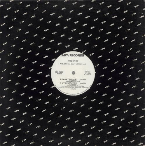 The Who Twist And Shout 12" vinyl single (12 inch record / Maxi-single) US WHO12TW32925