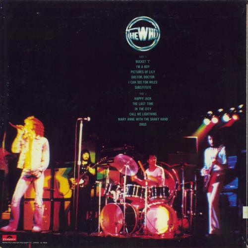 The Who Very Best Of The Who vinyl LP album (LP record) Japanese WHOLPVE813643