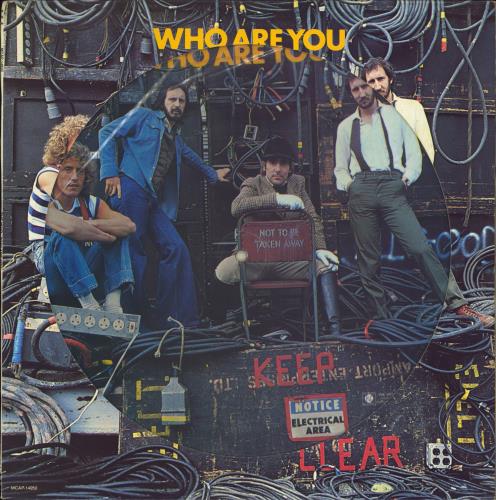 The Who Who Are You picture disc LP (vinyl picture disc album) US WHOPDWH79952