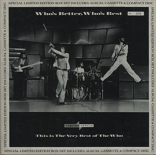 The Who Who's Better, Who's Best box set UK WHOBXWH432948