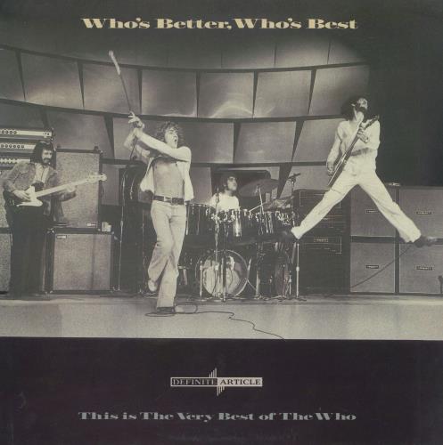The Who Who's Better, Who's Best vinyl LP album (LP record) UK WHOLPWH786574